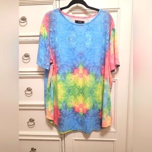 💥3/$24 Lucky And Blessed Tie‎ Dye Tee